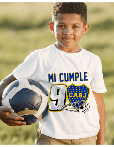 Remeras Futbol Boca Cumpleaños