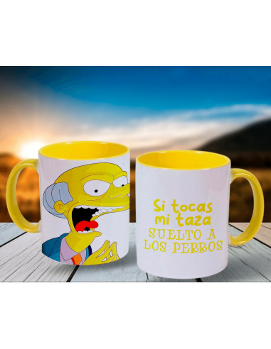 NO TOQUES MI TAZA-SIMPSON
