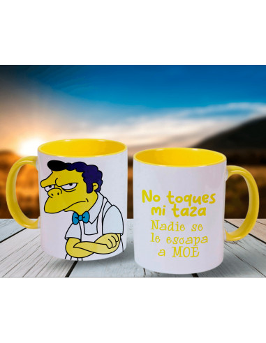 NO TOQUES MI TAZA-SIMPSON