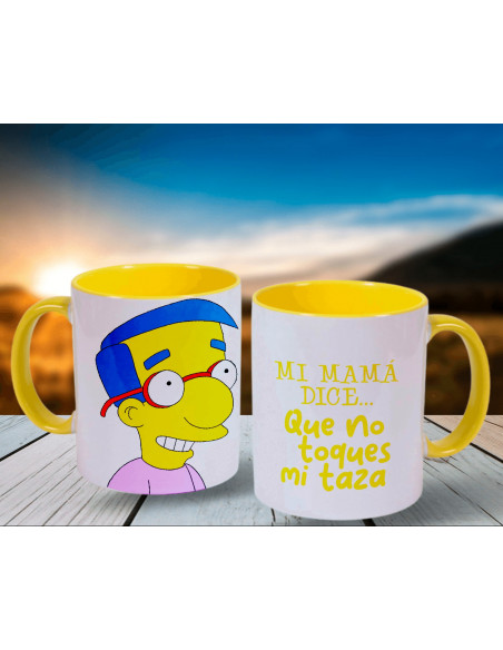 NO TOQUES MI TAZA-SIMPSON