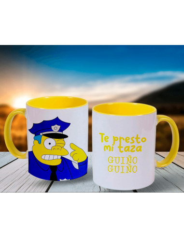 NO TOQUES MI TAZA-SIMPSON