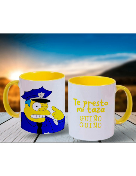 NO TOQUES MI TAZA-SIMPSON