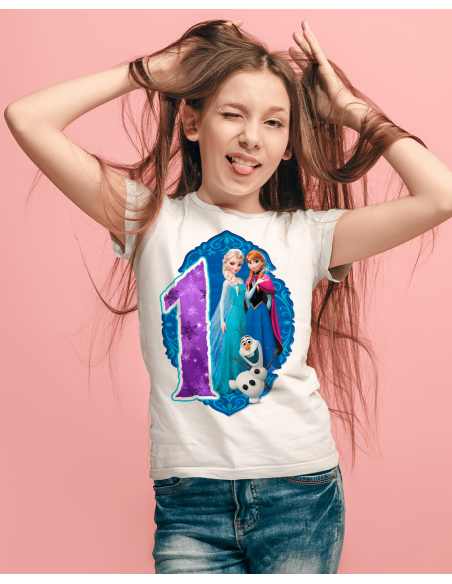 Remeras Frozen Cumpleaños