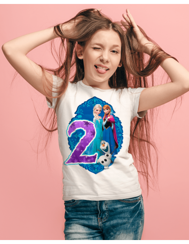 Remeras Frozen Cumpleaños