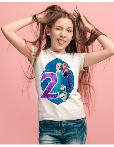 Remeras Frozen Cumpleaños