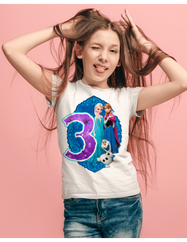 Remeras Frozen Cumpleaños