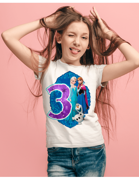Remeras Frozen Cumpleaños