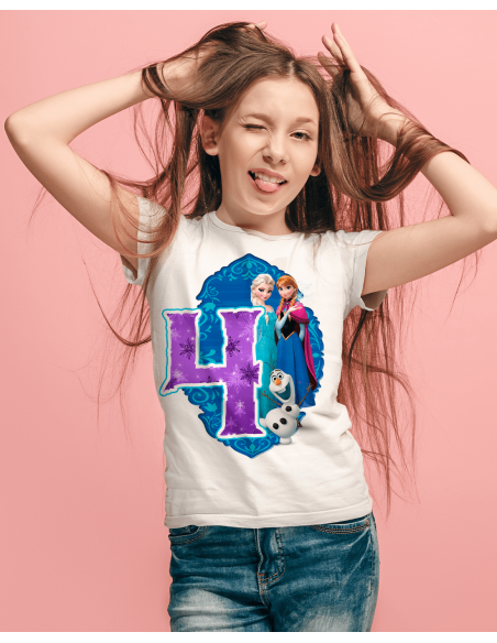 Remeras Frozen Cumpleaños