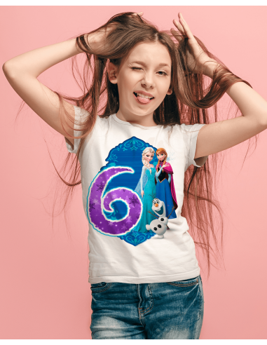 Remeras Frozen Cumpleaños
