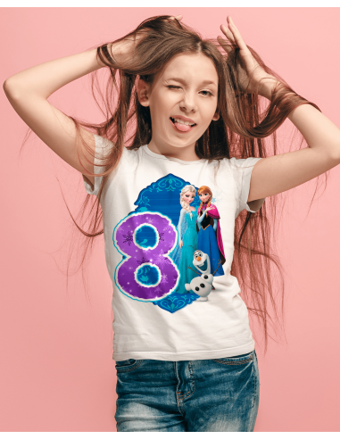 Remeras Frozen Cumpleaños