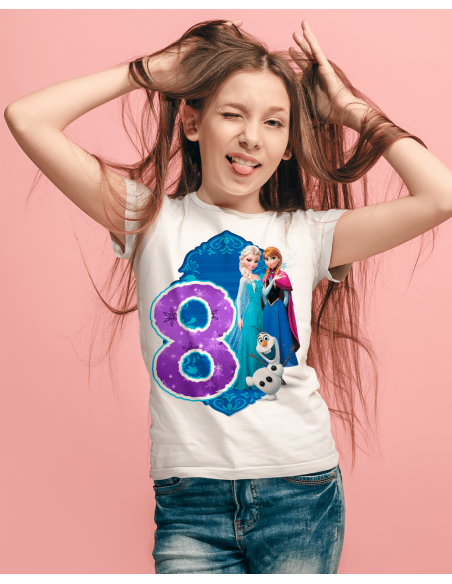 Remeras Frozen Cumpleaños