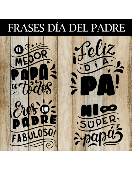 20 Frases png Día del Padre