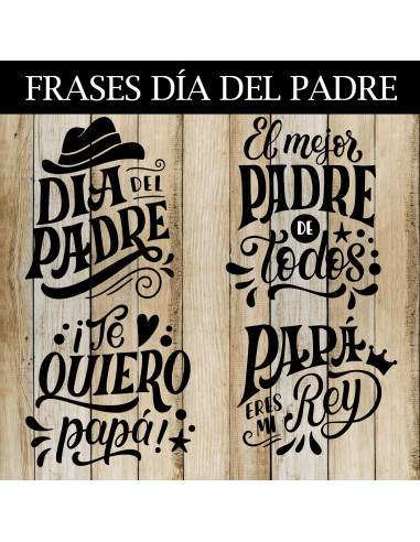 20 Frases png Día del Padre