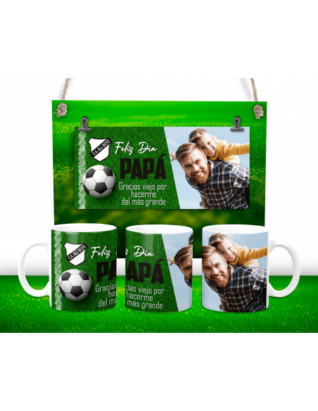 Tazas día del padre foto futbol - 29 modelos