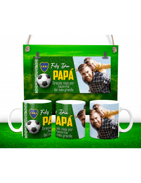 Tazas día del padre foto futbol - 29 modelos