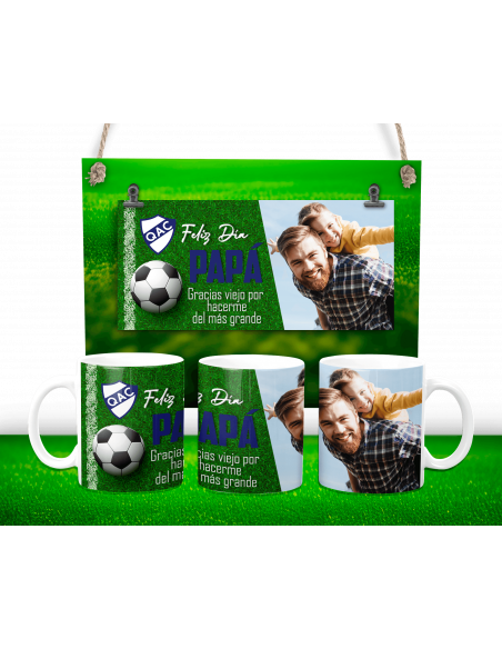 Tazas día del padre foto futbol - 29 modelos