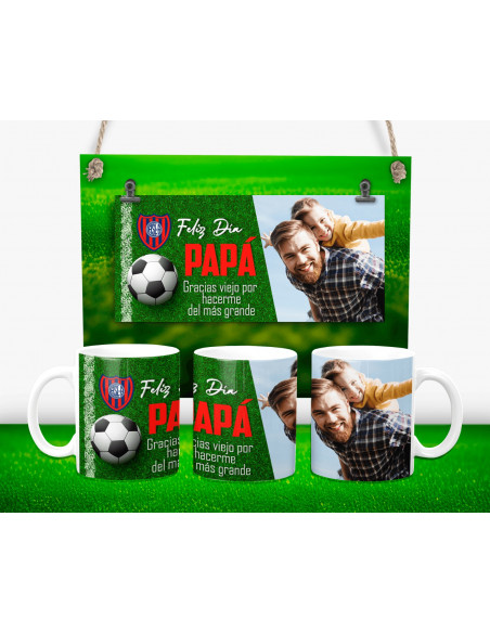 Tazas día del padre foto futbol - 29 modelos