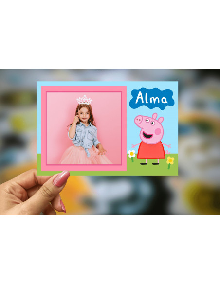Plantillas para fotos recuerdo - Peppa Pig