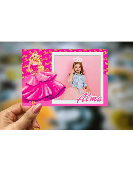 Plantillas para fotos recuerdo - Barbie