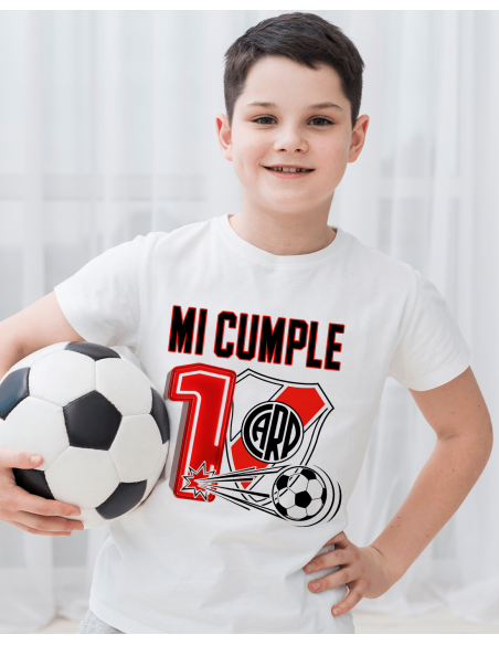 Remeras Futbol River Cumpleaños
