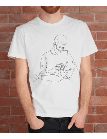 Taza Remera día del padre primerizo