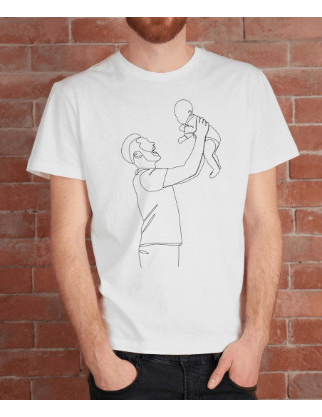 Taza Remera día del padre primerizo