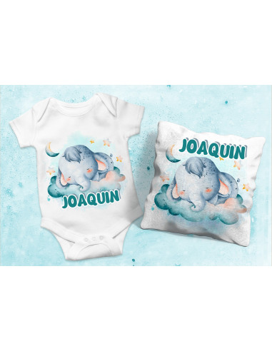 Body Almohadón animalitos selva nubes