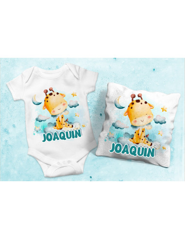 Body Almohadón animalitos selva nubes