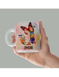 Iniciales Flores Mariposas 2