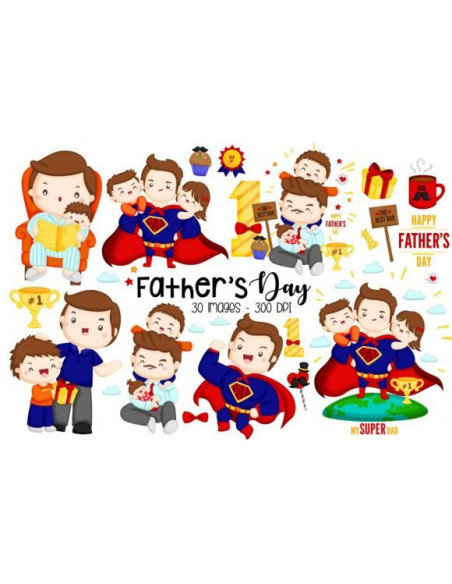 Clipart  día del padre