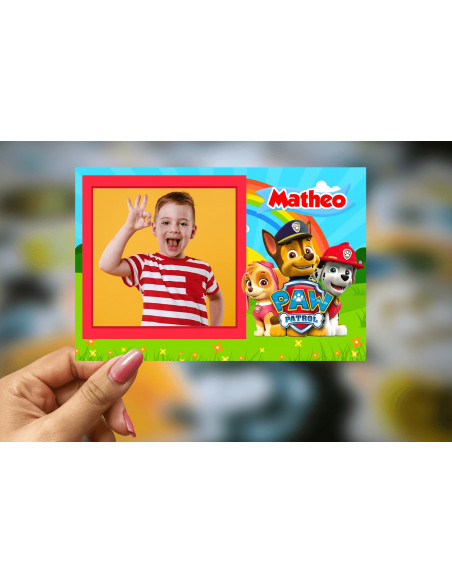 Plantillas para fotos recuerdo - Paw Patrol