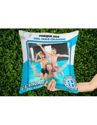 ALMOHADONES FOTO DIA DEL PADRE FUTBOL