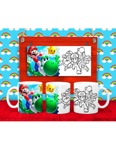 30 DISEÑOS DE TAZAS PARA COLOREAR PACK 2