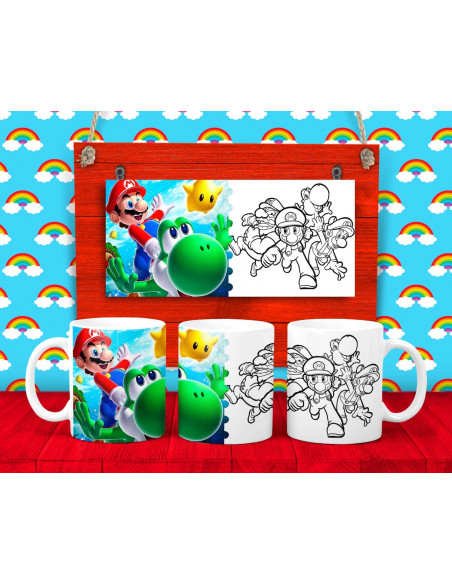 30 DISEÑOS DE TAZAS PARA COLOREAR PACK 2