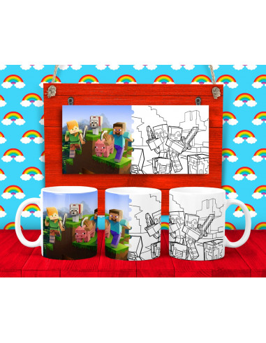 30 DISEÑOS DE TAZAS PARA COLOREAR PACK 2