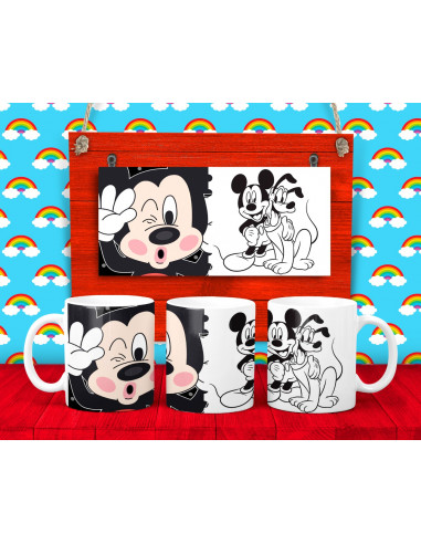 30 DISEÑOS DE TAZAS PARA COLOREAR PACK 2