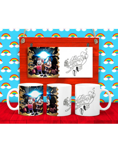 30 DISEÑOS DE TAZAS PARA COLOREAR PACK 2