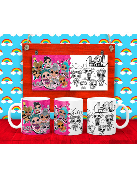 30 DISEÑOS DE TAZAS PARA COLOREAR PACK 2