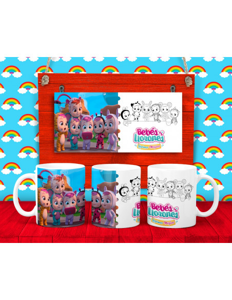 30 DISEÑOS DE TAZAS PARA COLOREAR PACK 2