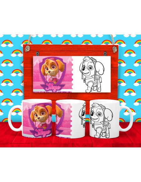 30 DISEÑOS DE TAZAS PARA COLOREAR PACK 2