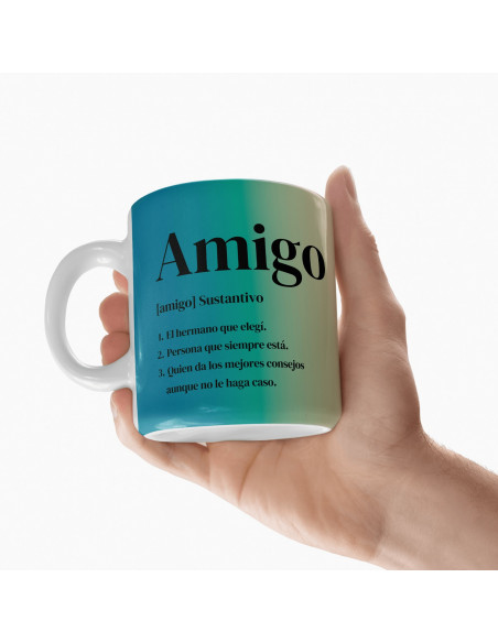 Taza foto día del amigo