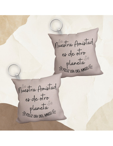 Llavero almohadita día del amigo 2