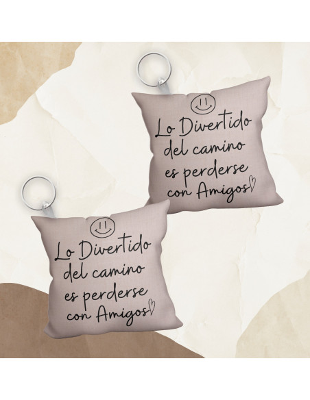 Llavero almohadita día del amigo 2