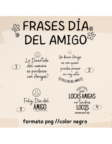 Frases Día del Amigo