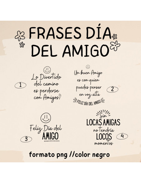 Frases Día del Amigo