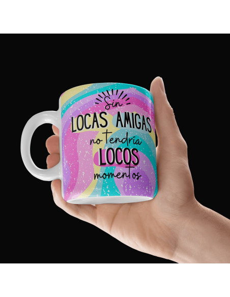 Taza foto día del amigo frases