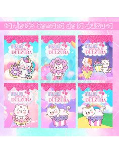 Tarjetas Semana de la Dulzura 2