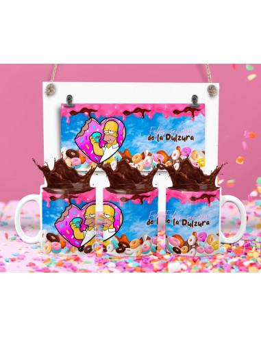 Semana de la dulzura Tazas Homero