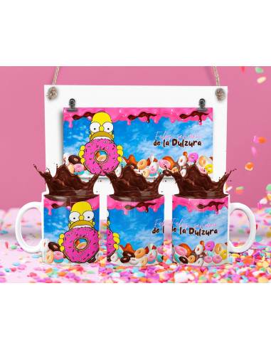Semana de la dulzura Tazas Homero