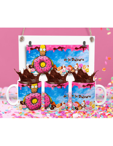 Semana de la dulzura Tazas Homero